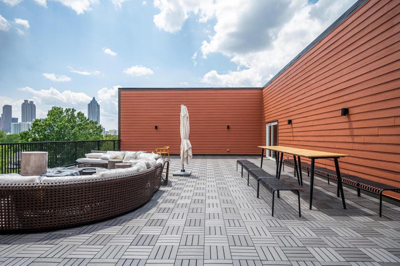 Downtown New-Built Roof-Top Balcony City View 525Pkwy Атланта Екстер'єр фото